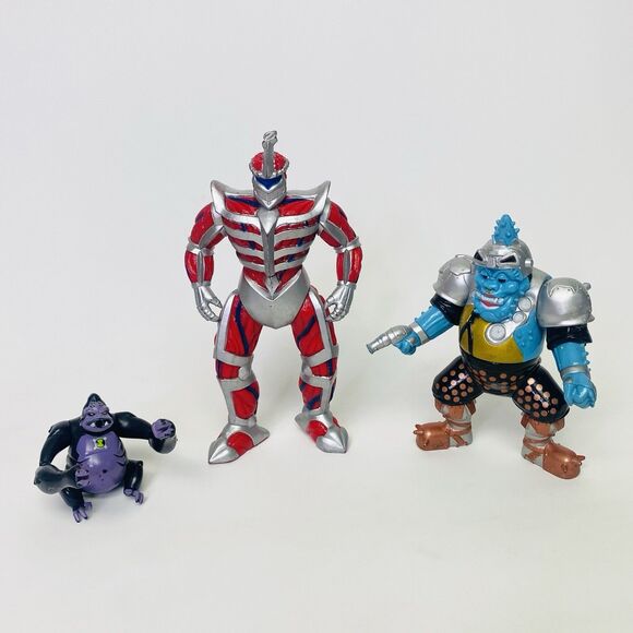Vintage Bandai Lord Zedd & Squatt Power Rangers & Ben 10 Spider Monkey Toy Lot - Picture 1 of 15